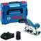 Bosch Professional 12V System Cordless Circular Saw GKS 12V-26 (incl. Hex key, Parallel guide/guide rail adapter, 1x circular saw blade, charger GAL 12V-40, 2x battery GBA 12V 2.0Ah, L-BOXX 136)