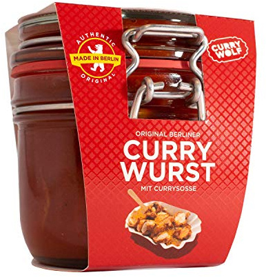 Original Berliner Currywurst (1x220g) im hochwertigen Bügelverschlussglas