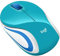 Wireless Mini Mouse M187, Pocket Sized Portable Mouse for Laptops, Teal