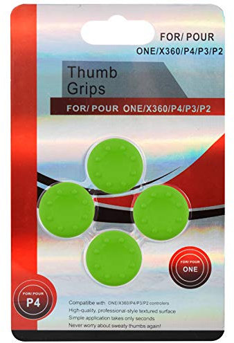 SET GRIP GOMMINI STICK ANALOGICO VERDI PER CONTROLLER PS4 PS3 XBOX ONE XBOX 360