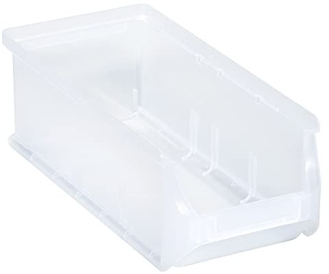 Allit 456235 ProfiPlus Box 2L, transparent Stapelsichtbox, PP TÜV/GS, V: 1,2 L,Lagersichtbox, Sichtbox, Lagerbox, stapelbar