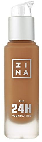 3INA MAKEUP - The 24H Foundation 651 - Karamell Foundation mit Unterton Gelb - Foundation Hauttonanpassend - 24H Langlebige Formel Wasserdichte Foundation - Vegan - Cruelty Free