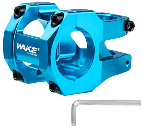 CYSKY 31.8 Vorbau 35mm 45mm MTB Vorbau Mountainbike Vorbau Riser Lenker Kurzer Vorbau für die meisten Rennrad Vorbau, MTB Vorbau, BMX Vorbau, Fahrrad Vorbau (35mm, Blau)