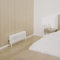 Warmehaus Radiateur horizontal traditionnel en fonte à 4 colonnes Blanc 300 x 1010 mm