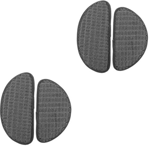 KICHOUSE 4pcs Reusable Fridge Drip Mats Artificial Drip Trays for Refrigerator Splash Pads to Catch Water