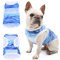 Nivofu Sommer Hundeshirt, Kühlwesten für Hunde, Weich Hund Kleidung, Hund Ärmellose Weste Atmungsaktiv, UV-Schutz Haustier T-Shirt, Blau Hemd für Kleine Mittelgroße Hunde Katze Haustier (M)