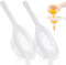 2 Pack Ultra Fine Mesh Strainer Plastic Nylon Food Juice Strainer Kitchen Sieve Yogurt Mesh Strainer with Handle for Kitchen Juicing 120/200 Mesh