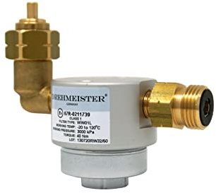 DREHMEISTER Gasflaschenfilter Smart gewinkelt