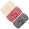 Stirnband Damen Winter Strick, Stirnband Kinder Mädchen, 3 Pcs Stirnbänder Strick, Haarband Ohrenwärmer Elastische, Herbst Und Winter Vielseitig Stirnband Damen (Beige + Grau + Rosa)
