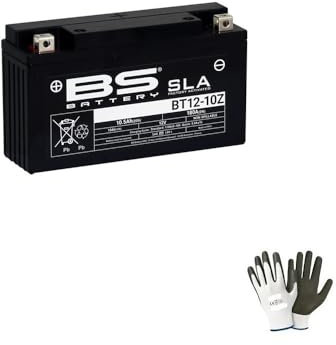 KOMPATIBEL MIT ZONTES Roadster 125 2021 a 2022 BS BT12-10Z SLA VERSIEGELTE Batterie, BEREIT ZUM EINBAU BEREIT 12V/10AH BATTERIEN FÜR Motorrad-Roller SPEZIFIKATION 194X59X112MM