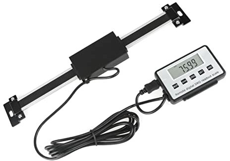 Präzise Digitale Anzeige, Lineare Skala mit Digitaler Anzeige, Kit mit Digitaler Anzeige, Messbereich 0–150 Mm, LCD-Display, Fernanzeigeskala mit Installationsbeschlägen