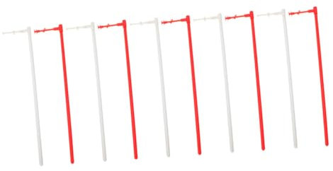 BESPORTBLE 10 Sätze Austausch Der Windmühlenstangen Wiederverwendbare Stäbe Stangen Für Windrad Windrad-ersatzstangen Erdbeerpflanzen Halter DIY Windmühlenstangen Lieferungen Plastik Handlich