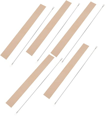 Zerodeko 5 Stk Sealer-Zubehör Heißsiegeldraht wetterfestes Klebeband Mini Tasche Impulssiegelstreifen Heißsiegelstreifen Vakuum Heißsiegelbeutel Dichtungsband Kabel Suite Hochtemperaturtuch