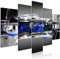 B&D XXL Acrylglasbild 200x100 cm 5 Teilig Wandbild auf Acryl Glasbilder Kunstdruck Moderne Acrylglas Platte Wanddekoration Geschenke Heimdekoration Glasbild a-A-0692-k-o