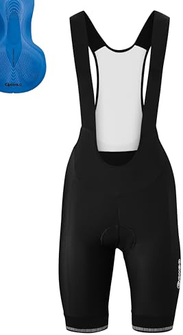 Gonso Sitivo Bib W, Kurze Damen Träger-Radhose, Mit Sitivo Comfort Sitzpolster, Hohe Bewegungselastizität und Antirutsch-Silikon-Beingummi, Enganliegende Passform