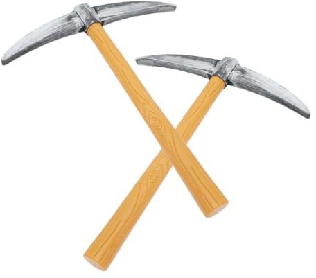 LIFKOME 2 Stücke Kreative Pickaxe Requisite Für Fasching Karneval Und Partys Robuste Dekoration Für Bühnenaufführungen Und Kostüme