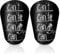 2 Stück/1 Paar Mini-Fußball-Schienbeinschoner-Set, Sport-Schutzausrüstung, kleiner Schienbeinschutz, personalisierbar I Can! für Kinder und Jugendliche (schwarz)