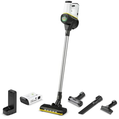 Kärcher Cordless Vacuum Cleaner 1.198-677.0 Yellow White Black Silver 250 W