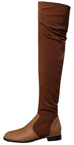 Stivali Alti sopra Il Ginocchio Scarpe Donna Stivaletti Stivaletto Basso Estivo Donna Stivali Donna con Tacco Numero 44 Stivali Alti Donna sotto Il Ginocchio Stivali Donna Invernali Morbidi