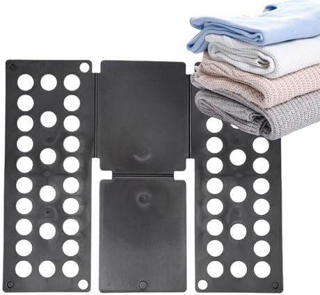 yupeuooe Planche à vêtements Pliante, Organiseur Pliable à Rabat, Aide au du Linge, Plieur de Vetement pour Adulte plieuse à vêtements plieur etement Chemise t-Shirt