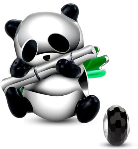 HappyStar 925 Sterling Silber Mom Love You Always Beads Dangle Anhänger für Pandora Charms Armbänder für Damen, I LOVE MOM Geschenke zum Muttertag