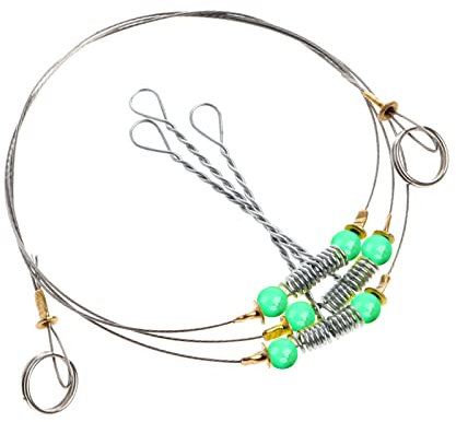 Lerpwige Angelhaken für Meeresangeln, Stahlvorrichtungen, Draht, Anti-Biss-Fischhaken, Ersatz-Angelwerkzeug