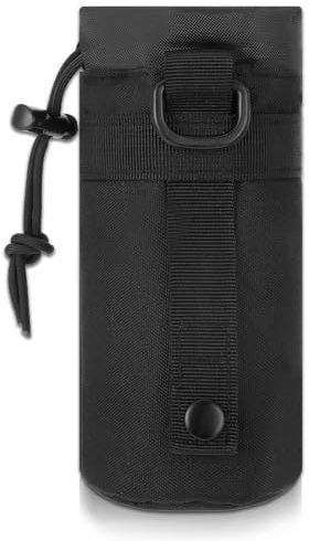 Aeaocvo Flaschenhalter Rucksack, 18 * 8 cm Trink-flaschenhalter Gürtel, Molle Flaschen Halter, Haltbares Militär Trinkflasche, Nylon Trinkflaschenhalter Rucksack für Camping, Wandern, Angeltaschen