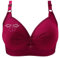 Women's Cotton Classic Stretch Posture Back Bra lace cami deep Cup Bra Hide Back Fat with Shapewear Incorporated Red