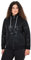 Ulla Popken Damen große Größen Übergrößen Plus Size Hoodie, Pailletten-Druck, Kängurutasche, Langarm schwarz 46+ 833275100-46+