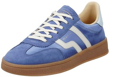 GANT 32533198/G981 Damen Sneaker Low Leder & Textil in blau-Kombi - Gr. 39