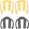 4 Uds Lavadora de Coches C Clip para Kärcher K2 K3 K4 K5 K6 K7 Conectores Rápidos de Gatillo de Limpiadoras a Presión, Repuesto Clips 5.037 333.0 Amarillo y Gris Quick Connector Buckle para Auto Hogar