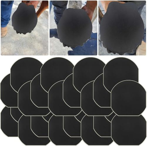 Behandlungsschuh Pferdehufe, Hufpolster, Hufverletzung, Stark klebendes, Einfaches Atmungsaktives, Hufpolster zur Behandlung von Hufwunden, Zusätzlicher Schutz für Hufe, Schmerzschutz (12)