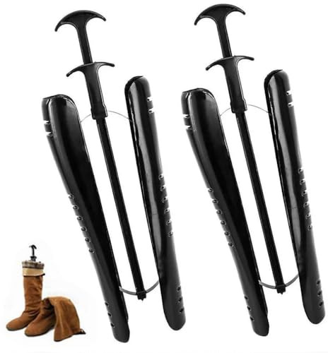 aotuo0608 Boot Holders for Knee High Boots - Adjustable Black Boot Stretcher & Insert Holder for Women & Men, Keeps Shape with Support