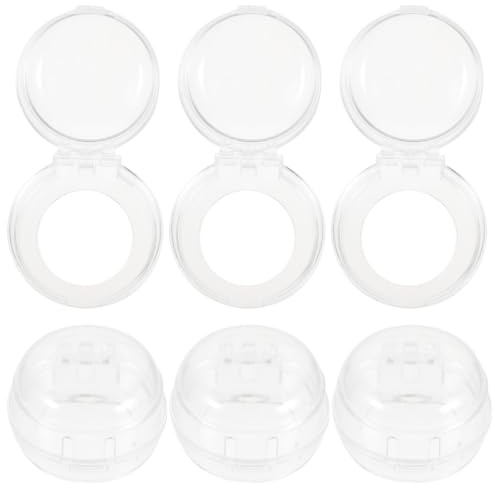 YARNOW Gas Stove Knob Covers for Child Safety 6 Pack Transparent Childproof Oven Knob Covers Easy Install Guards for Gas Hob Cooker and Washing Machine