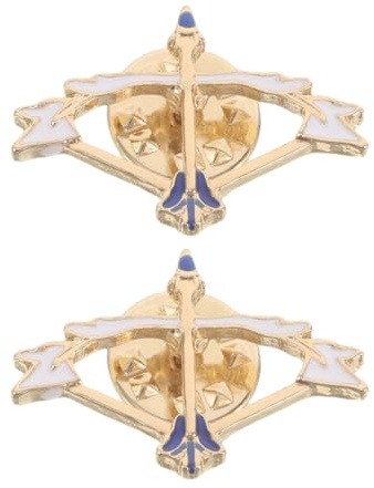 STOBAZA 2pcs Archery Lapel Pins Alloy Brooches for Archery Game Souvenirs Featuring Comfortable Wear and Elegant Design and Enthusiasts