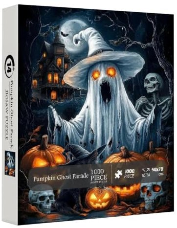 Ghost Puzzles für Erwachsene 1000 Teile Halloween-Legespiel