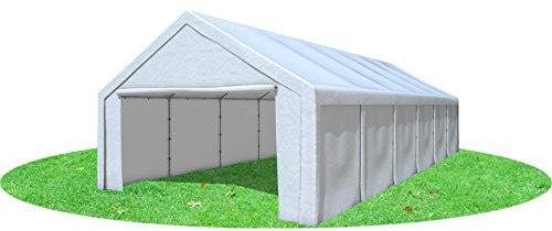 Stabilezelte Partyzelt 5x12 m Modular Pro PE 240 g/m² wasserdicht inkl. Seiten Festzelt Gartenzelt Weiss