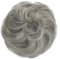 CAISHA Haarteil Haargummi Chloe Hochsteckfrisuren Voluminös Gewellt Unordentlich Kunstfaser DM13cm Grau G42B
