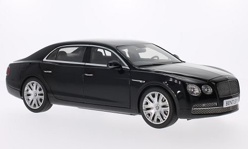 Bentley Flying Spur W12, metallic-schwarz, Modellauto, Fertigmodell, Kyosho 1:18