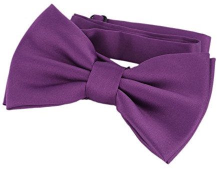DonDon Fliege Schleife Lila bereits gebunden verstellbar