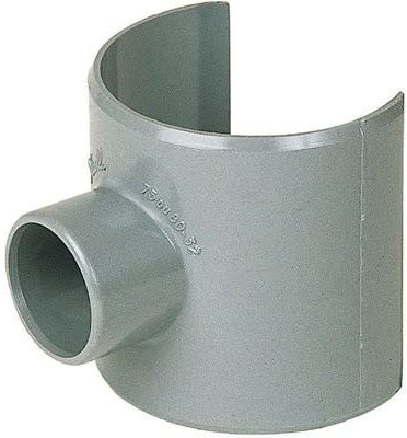 Selle de raccordement PVC gris Femelle Ø 100 32 mm Girpi
