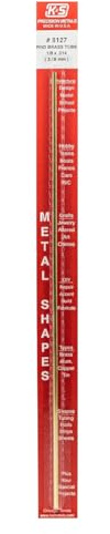 K&S 8127 Round Brass Tube, Pack of 1