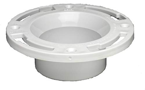 Oatey 3 in. PVC Closet Flange with Plastic Ring without Test Cap