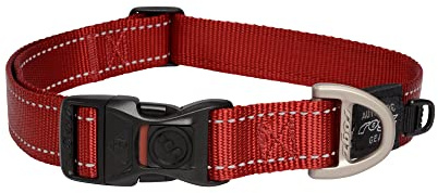 ROGZ HB05-C Utility Halsband/Lumberjack, XL, rot