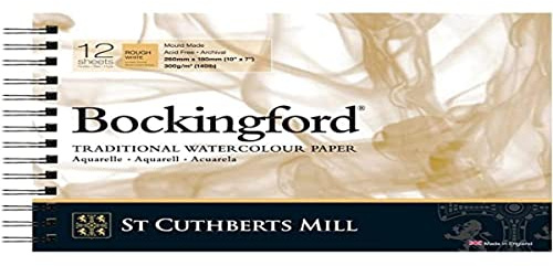 Bockingford 300gsm Spiral Pad 10 x 7 (260 x 180mm) Rough