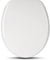 WOLTU Premium Toilet Seat, Soft Close Adjustable Hinge Toilet Lid Cover for Family Bathroom Beautiful White