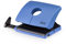 Novus B 216 Color ID Bürolocher (mit Anschlagschiene und Formatvorgaben, Metallunterteil und Kunststoffoberteil, für 16 Blatt) easy blau