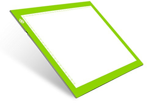 NXDRS Tableta de Luz, A4 Mesa de Luz Dibujo, LED Tablero de Trazado Brillo Ajustable, Tracing Light Pad con Cable USB para Artistas, Dibuja, Animacion, Tatoo