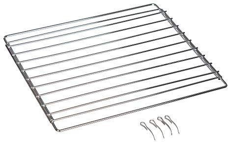 Invero Mini plaque de cuisson universelle extensible et réglable pour four – Ressort et broche de fixation (300 mm x 260 mm à 400 mm)