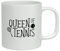 Shopagift Queen of Tennis White 10oz Novelty Gift Mug Cup